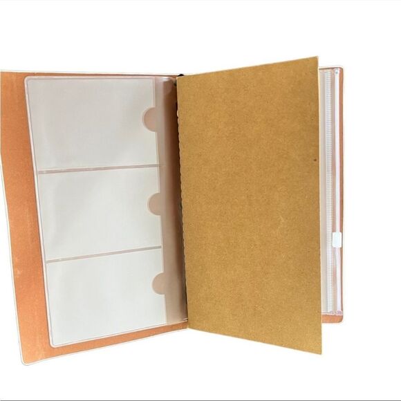 I Am The Moon Moon Phases Faux Leather Reusable Travelers Notebook 8x4.5” - Picture 8 of 9